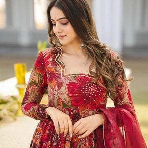 Women Maxi Fashion Anarkali Suit (Gown)
