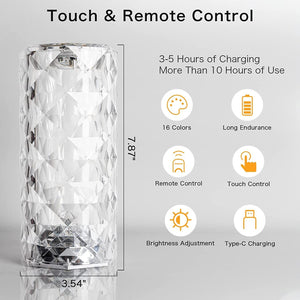 Crystal Diamond LED Lamp