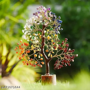Seven Chakra Crystal Tree