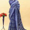 Print Khadi Silk Blend Saree