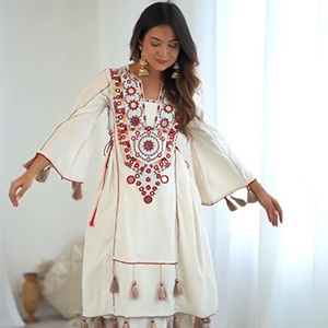 Designer Pure Cotton Co-ord Set
