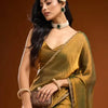 Saree with Rich Border &amp; Blouse