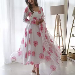 Anarkali Gown with Dupatta