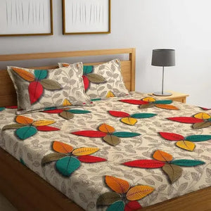 Cotton Double Bed Bedsheet Set