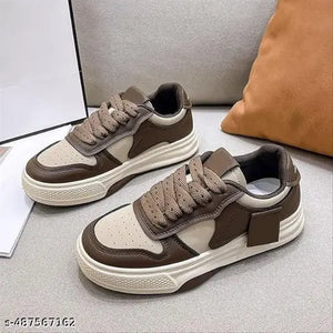 Brown casual shoes for women