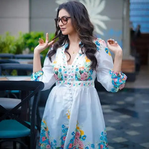 Vintage Floral Dress